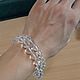 Two-row bracelet made of rock crystal and 925 silver. Bead bracelet. marusjy. Online shopping on My Livemaster.  Фото №2