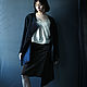 Plaid skirt with asymmetrical hem. Skirts. Zoe Bo Fashion. Online shopping on My Livemaster.  Фото №2
