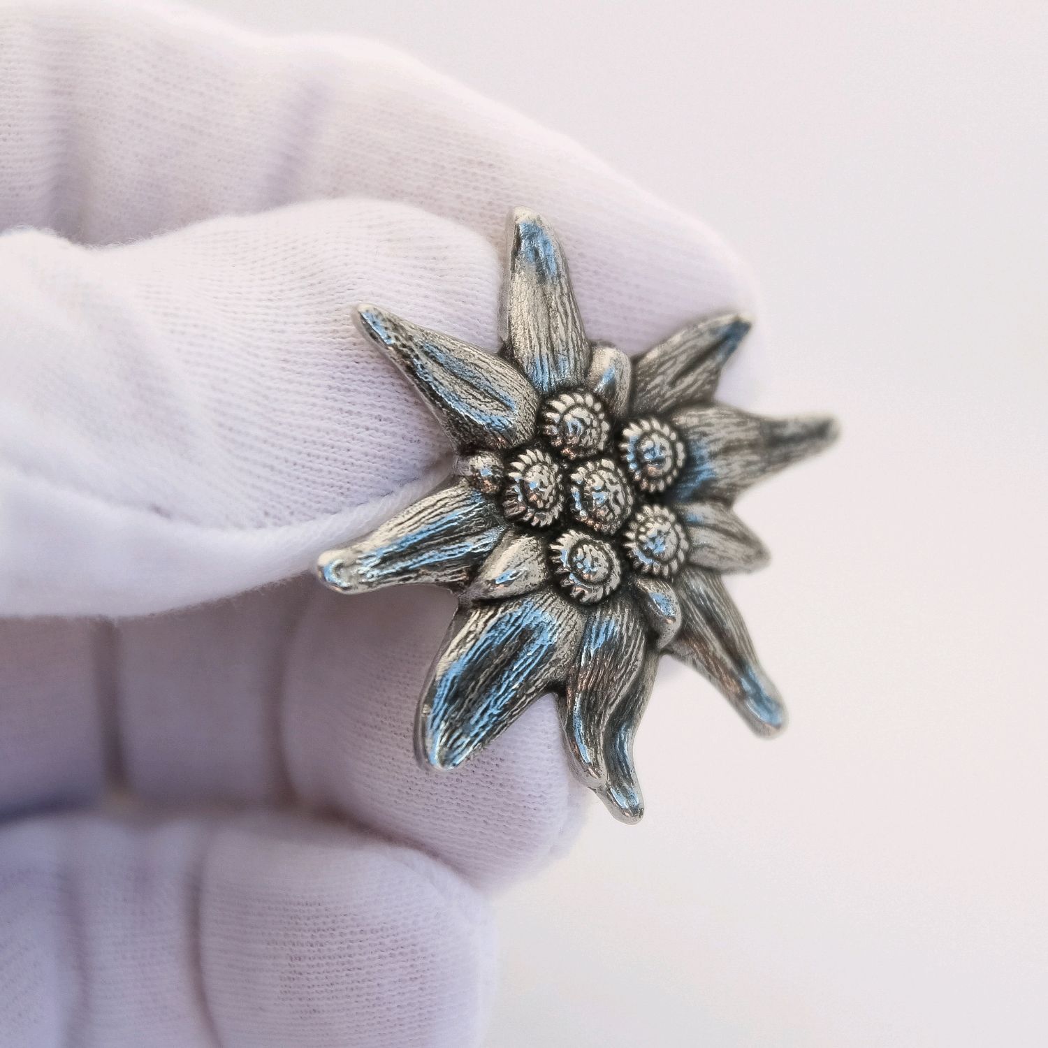 Значок ЭДЕЛЬВЕЙС Брошь ЦВЕТОК ГОР ЭДЕЛЬВЕЙС edelweiss pin brooch ...