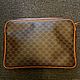 Винтаж: Клатч Celine Paris Brown Macadam с ремешком на запястье. Сумки винтажные. Chic bags. Ярмарка Мастеров.  Фото №4