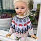 Заказать Свитер "Мухоморы". MiniModa. Ярмарка Мастеров. . Одежда для кукол Фото №3