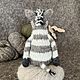 Зебра. Мягкие игрушки. Игрушки добрые (Оксана). Ярмарка Мастеров.  Фото №5