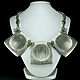 Necklace made of Nickel silver with silver hematite stones, Necklace, Yerevan,  Фото №1