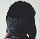 Black Mens Rabbit fur hat. Hat with ear flaps. Forestfox. Family Fur Atelier. Online shopping on My Livemaster.  Фото №2