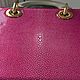 Сумка из кожи ската. Классическая сумка. Chic bags. Ярмарка Мастеров.  Фото №4