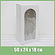 Коробка для кукол, с окошком, 50х24х18 см, белая, Коробки, Москва,  Фото №1