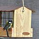 Bird feeder made of wood 'Comfort' with protection from pigeons. Bird feeders. Art bird feeder. My Livemaster. Фото №5