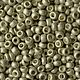 10 grams of 10/0 seed Beads, Czech Preciosa 18503m Premium silver metal mats