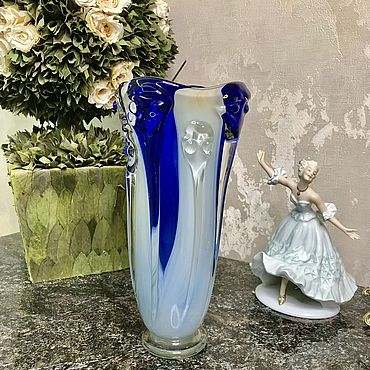 Винтаж ручной работы. Ярмарка Мастеров - ручная работа Винтаж: Ваза завода Красный май высота 27см. Handmade.