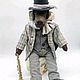 Собака в цилиндре. Мягкие игрушки. Dolls and toy's. Ярмарка Мастеров.  Фото №6