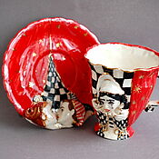 Посуда handmade. Livemaster - original item Tea couple 