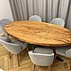 Овальный обеденный стол из слэба карагача. Столы. Akutrau Woodworking. Ярмарка Мастеров.  Фото №5