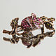 Crystals brooch Rose. Vintage brooches. Bijoudelice. Online shopping on My Livemaster.  Фото №2