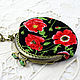 Bolso en Corchete con Amapolas. Wallets. Vash sacvoyage. Интернет-магазин Ярмарка Мастеров.  Фото №2