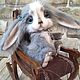 Teddy Animals: hare Gentle. Teddy Toys. Toys by Onik. Online shopping on My Livemaster.  Фото №2