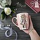 Заказать Кружка с декором из полимерной глины Куколка с единорогом. Елизавета Яковлева. Ярмарка Мастеров. . Кружки и чашки Фото №3