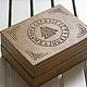 Деревянная шкатулка Валькнут / Valknut Футарк руны, Шкатулка-футляр, Краснодар,  Фото №1