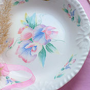 Посуда ручной работы. Ярмарка Мастеров - ручная работа Vintage porcelain serving dish Aynsley England. Handmade.