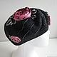 Beret with embroidered FLOWERS BLOOM. Berets. Juliya Laborera. Online shopping on My Livemaster.  Фото №2