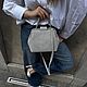 Сумка саквояж мини из замши. Саквояж. Shapely Bags - Сумки с душой Питера. Интернет-магазин Ярмарка Мастеров.  Фото №2