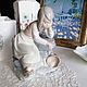 Винтаж: Nao Lladro фарфоровая статуэтка SAD MILKMAID Испания. Статуэтки винтажные. Commodele. Интернет-магазин Ярмарка Мастеров.  Фото №2