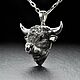 Заказать Подвеска Бык. AlexFox Jewelry. Ярмарка Мастеров. . Подвеска Фото №3
