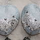 Vintage heart 'Blue silver' ( 1 piece), assorted. Suspension. beautifulcrafts. My Livemaster. Фото №4