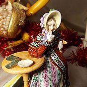 Винтаж: Огромное старинное блюдо Фазаны, Royal Worcester, Англия