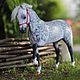 Order Felt the Orlov Trotter stallion. Anna Petinati- Live toys handmade. Livemaster. . Felted Toy Фото №3