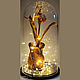 Order Carved Iris flower. Unique wood carving. Mikhail (ilmcarver). Livemaster. . Table lamps Фото №3