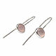 Заказать Серьги-продевки с розовым кварцем. Beadsbrand. Ярмарка Мастеров. . Серьги-продевки Фото №3