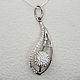 Silver pendant with Swarovski crystals. Pendants. yakitoriya. Online shopping on My Livemaster.  Фото №2