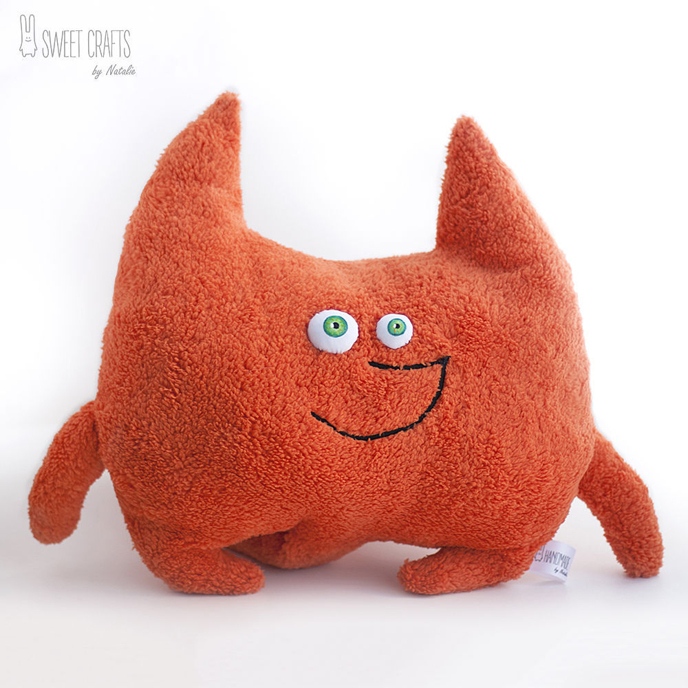 fox plush pillow