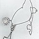 Цепочка с молотом Тора и дирхемом / ожерелье из серебра, Цепочка, Москва,  Фото №1