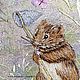 Order Embroidered stitch pattern mouse William. Irina  Art embroidery. Livemaster. . Pictures Фото №3