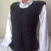 Одежда handmade. Livemaster - original item knitted vest 