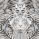 Авторский платок "Белый тигр". Платки. Elena_Sabakaeva. Интернет-магазин Ярмарка Мастеров.  Фото №2