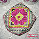 A sachet of rose petals in the shape of a vintage biscornu, Aromatic sachets, Moscow,  Фото №1
