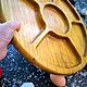 Деревянная менажница диаметром 40 см. Менажницы. Wood apple decor. Ярмарка Мастеров.  Фото №5