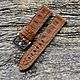 Leather watchband with buckle no. №3, Watch Straps, Sizran,  Фото №1