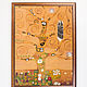 Batik on silk in Klimt frame 'Tree of Life', Pictures, Orekhovo-Zuyevo,  Фото №1