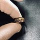 Кольцо "Солнце Африки" из золота 585 пробы. Кольца. BUGAKOV jewelry. Интернет-магазин Ярмарка Мастеров.  Фото №2