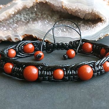 Украшения ручной работы. Ярмарка Мастеров - ручная работа Браслет из яшмы. Handmade.