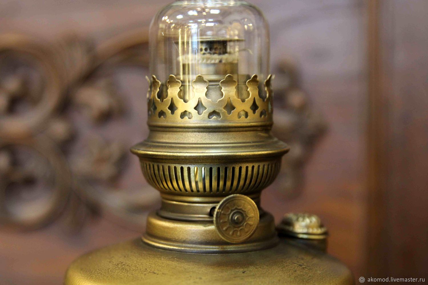 Лампа керосиновая старинная Машарин мануфактура