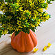 Ваза "Bud Orange Flower M". Вазы. Hill & Mill. Ярмарка Мастеров.  Фото №4