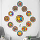 'Mexico-bright and Sunny ' big set on the wall, Decorative plates, Krasnodar,  Фото №1