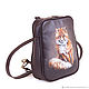 Order Women's backpack genuine leather 'Fox'. Pelle Volare. Livemaster. . Backpacks Фото №3
