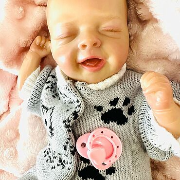Куклы и игрушки ручной работы. Ярмарка Мастеров - ручная работа Кукла Реборн мини. Handmade.