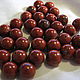 Jasper red 10 mm smooth ball. Beads1. Elena (luxury-fittings). Online shopping on My Livemaster.  Фото №2