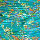 Натуральный шелк деворе атлас с шифоном Винтаж Япония 2 м 40 см(5), Ткани, Маргилан,  Фото №1